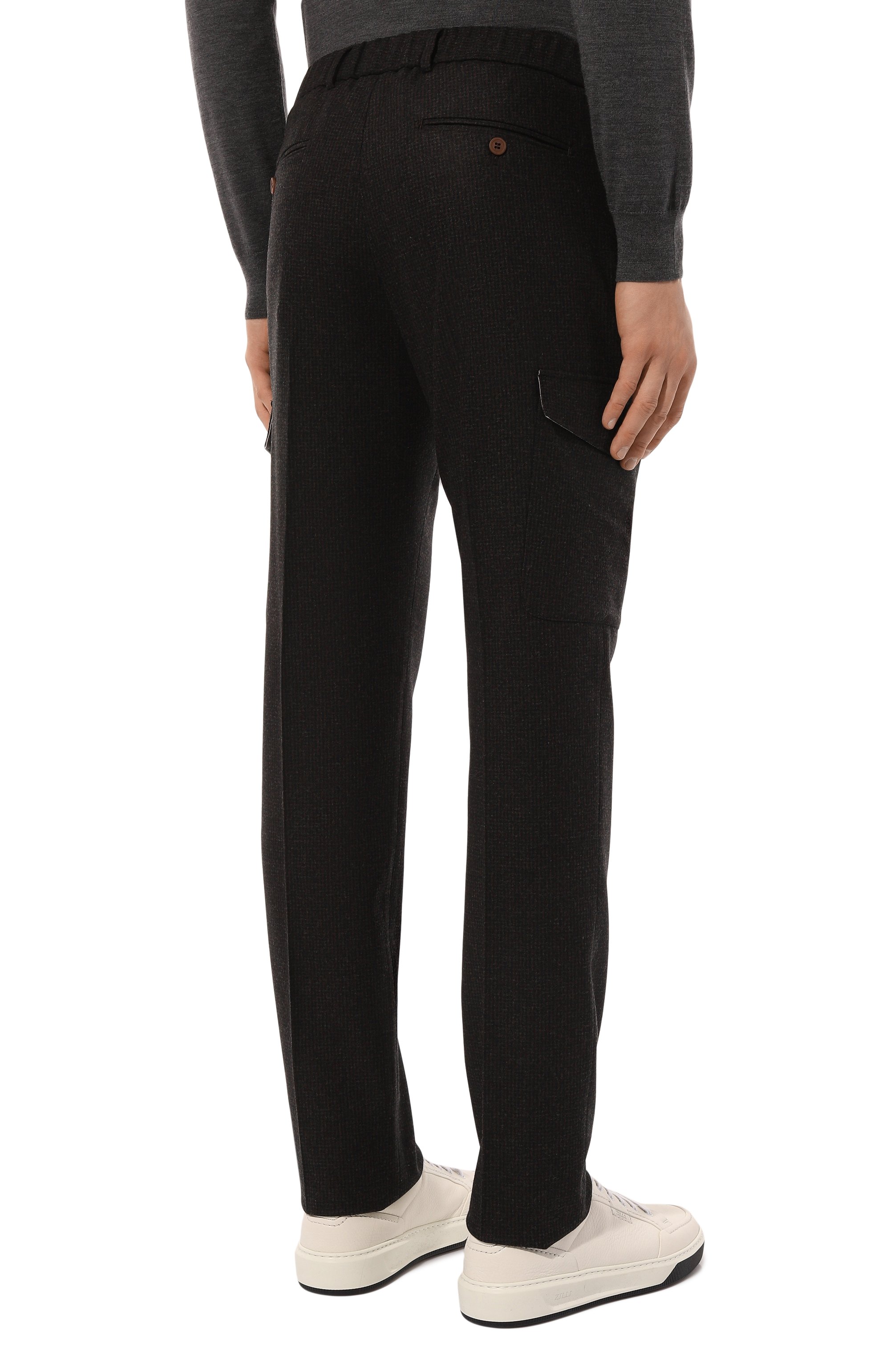 Шерстяные брюки-карго STEFANO RICCI, арт. M1T4300040/W0011R, фото 4