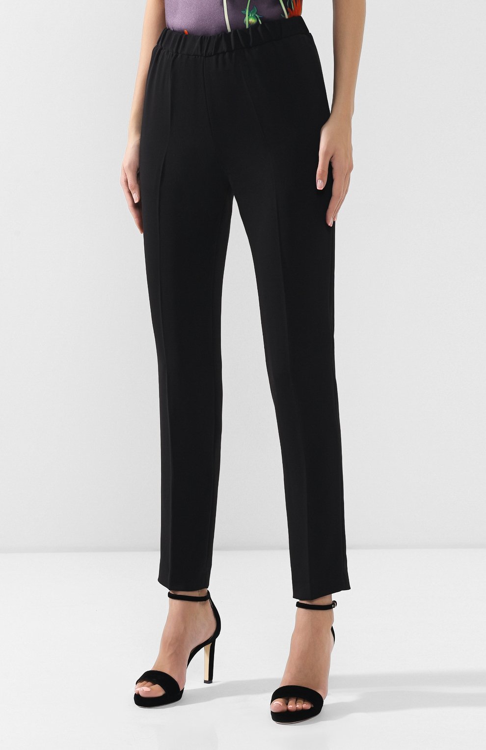 Брюки со стрелками DRIES VAN NOTEN черного цвета по цене 39950 руб., арт. 192-10905-8322, фото 3 Брюки со стрелками DRIES VAN NOTEN, арт. 192-10905-8322, фото 3