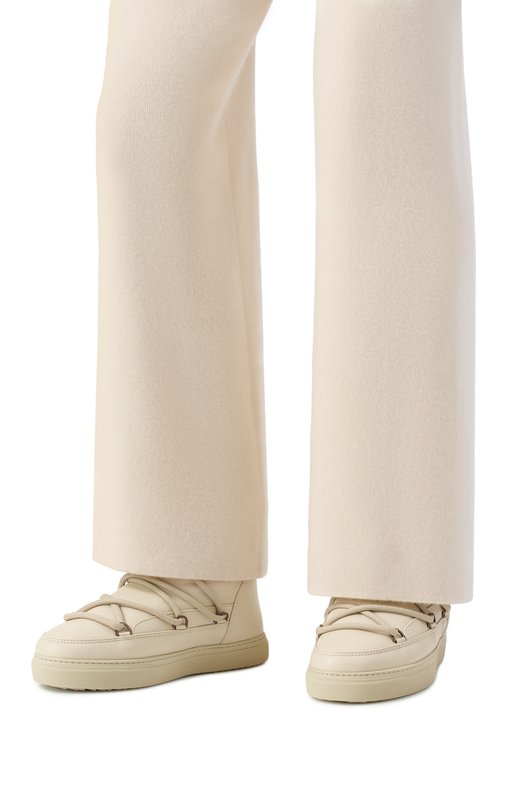 Кожаные полусапоги INUIKII 1001.003.0251 Кремовый  1001.003.0251 Фото 2