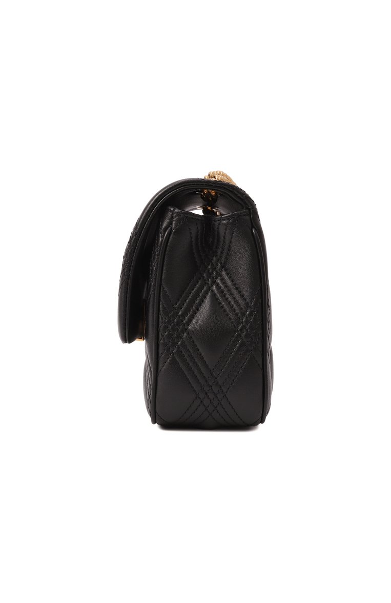 Женская сумка quiltie 67 medium VALENTINO черного цвета, арт. 6W2B0R07/XCA | Фото 4 (Материал сплава: Проставлено; Размер: medium; Материал: Натуральная кожа; Ремень/цепочка: На ремешке; Драгоценные камни: Проставлено)