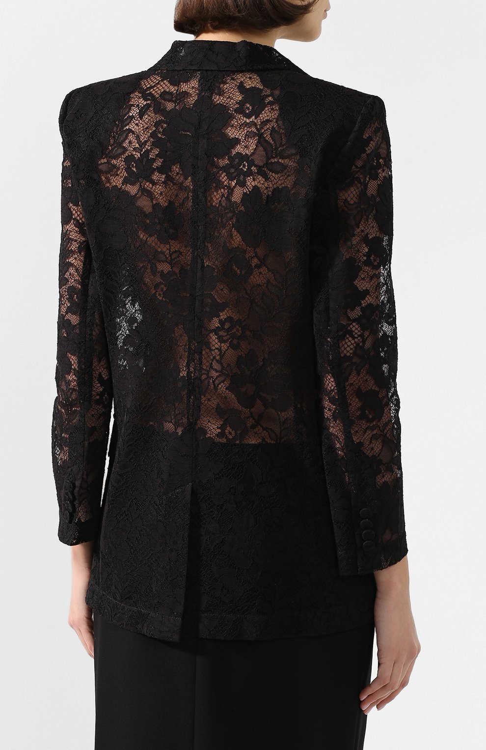 Жакет из смеси хлопка и вискозы GIVENCHY черного цвета по цене 215000 руб., арт. BW30B0208A, фото 4 Жакет из смеси хлопка и вискозы GIVENCHY, арт. BW30B0208A, фото 4