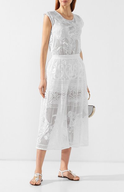 Хлопковый топ DOLCE & GABBANA, арт. F73E8Z/HHMBD, фото 2