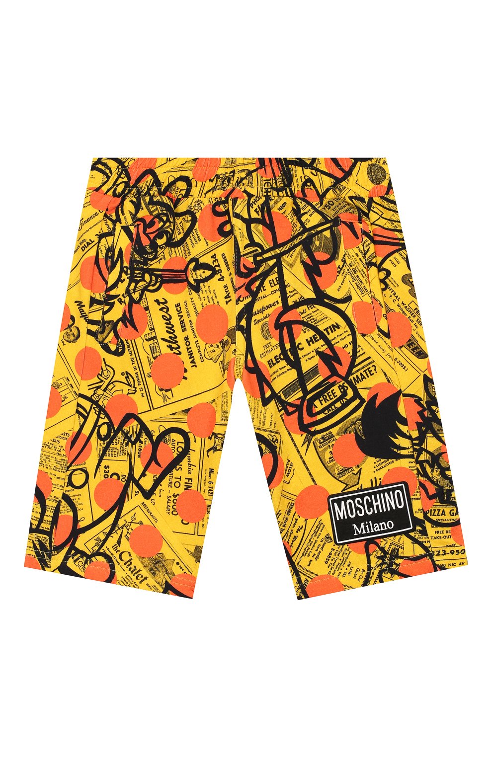 Хлопковые шорты MOSCHINO, арт. HUQ005/LDB31/4A-8A, фото 1