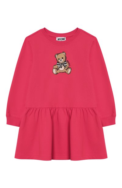 Хлопковое платье MOSCHINO, арт. HDV0H7/LDA16/4-8