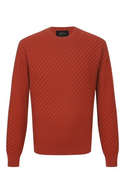 Мужской джемпер из хлопка и шелка BRIONI, арт. UMQ90L/PAK22