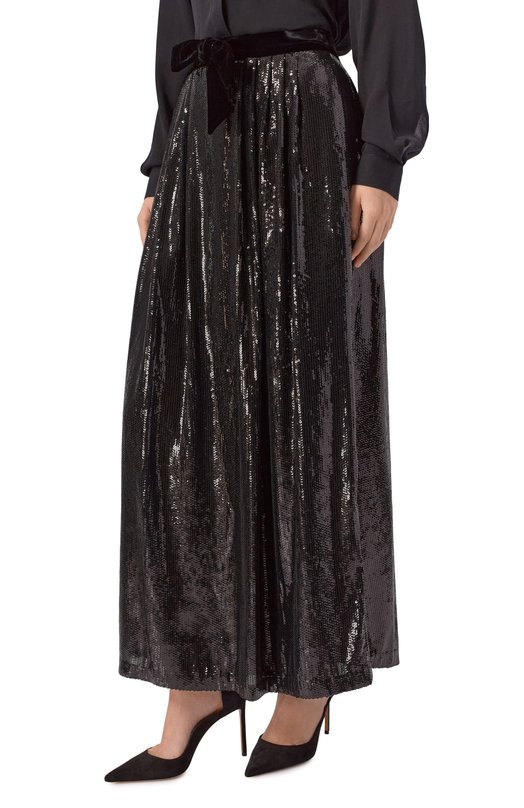 Юбка с отделкой пайетками Emporio Armani EW001355/AF14321 Чёрный  EW001355/AF14321 Фото 3