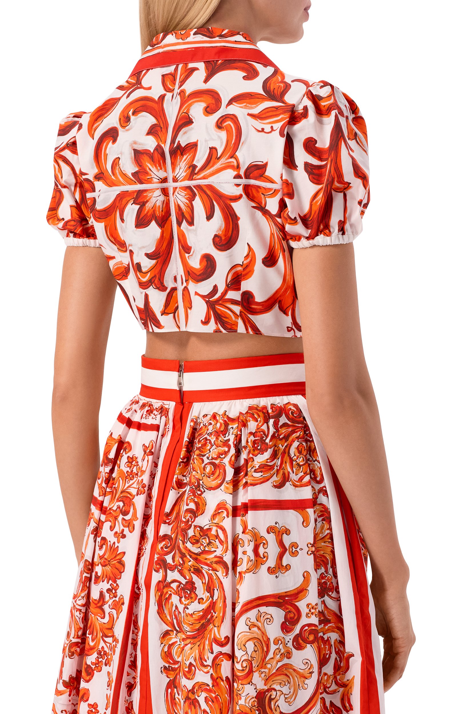 Хлопковая рубашка DOLCE & GABBANA, арт. F5T66T/GDDRD, фото 4
