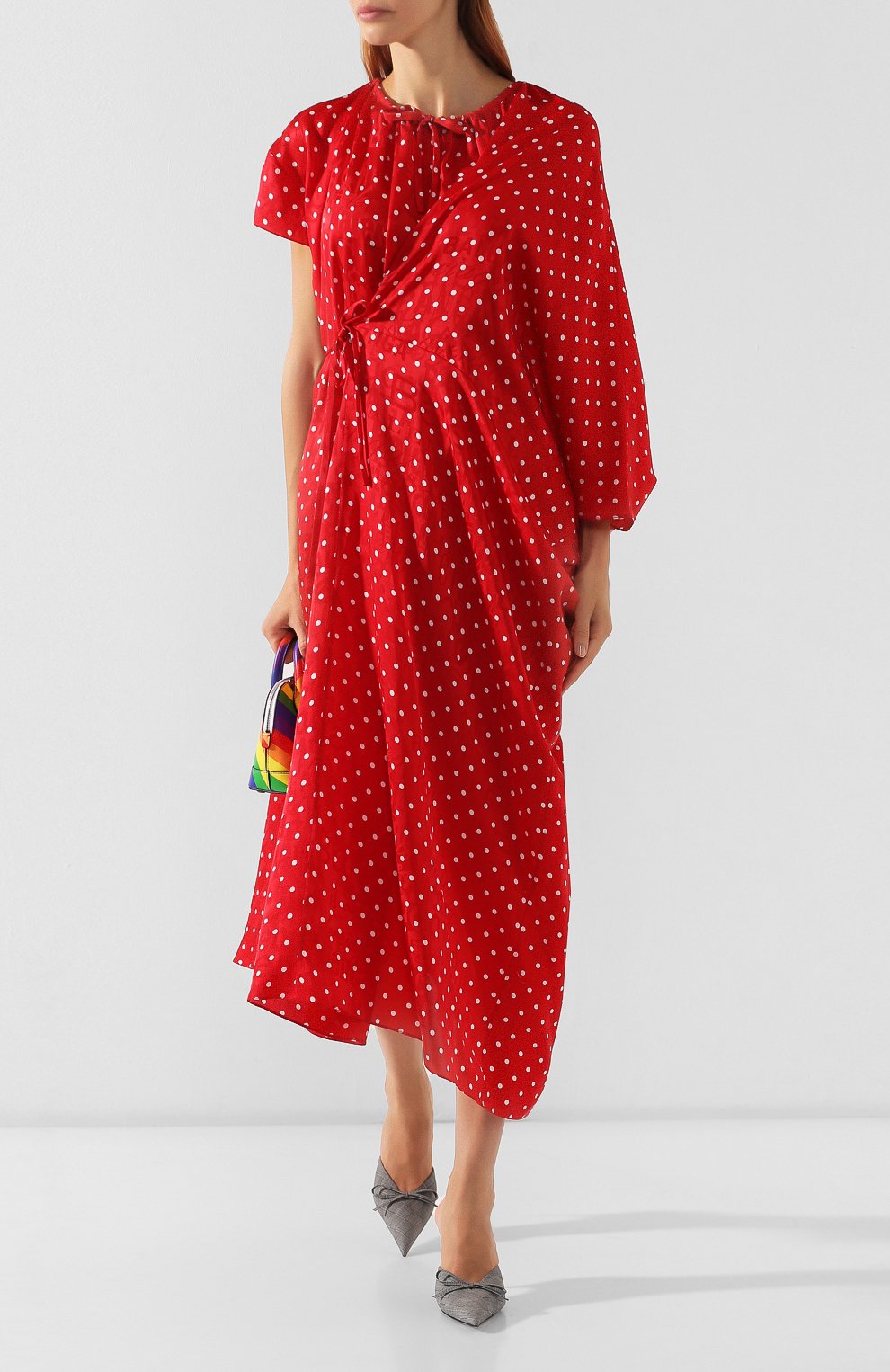 Шелковое платье BALENCIAGA, арт. 583871/TFL64, фото 2