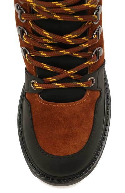 Кожаные ботинки с мехом IL GUFO, арт. G471/VEL0UR/27-30, фото 4