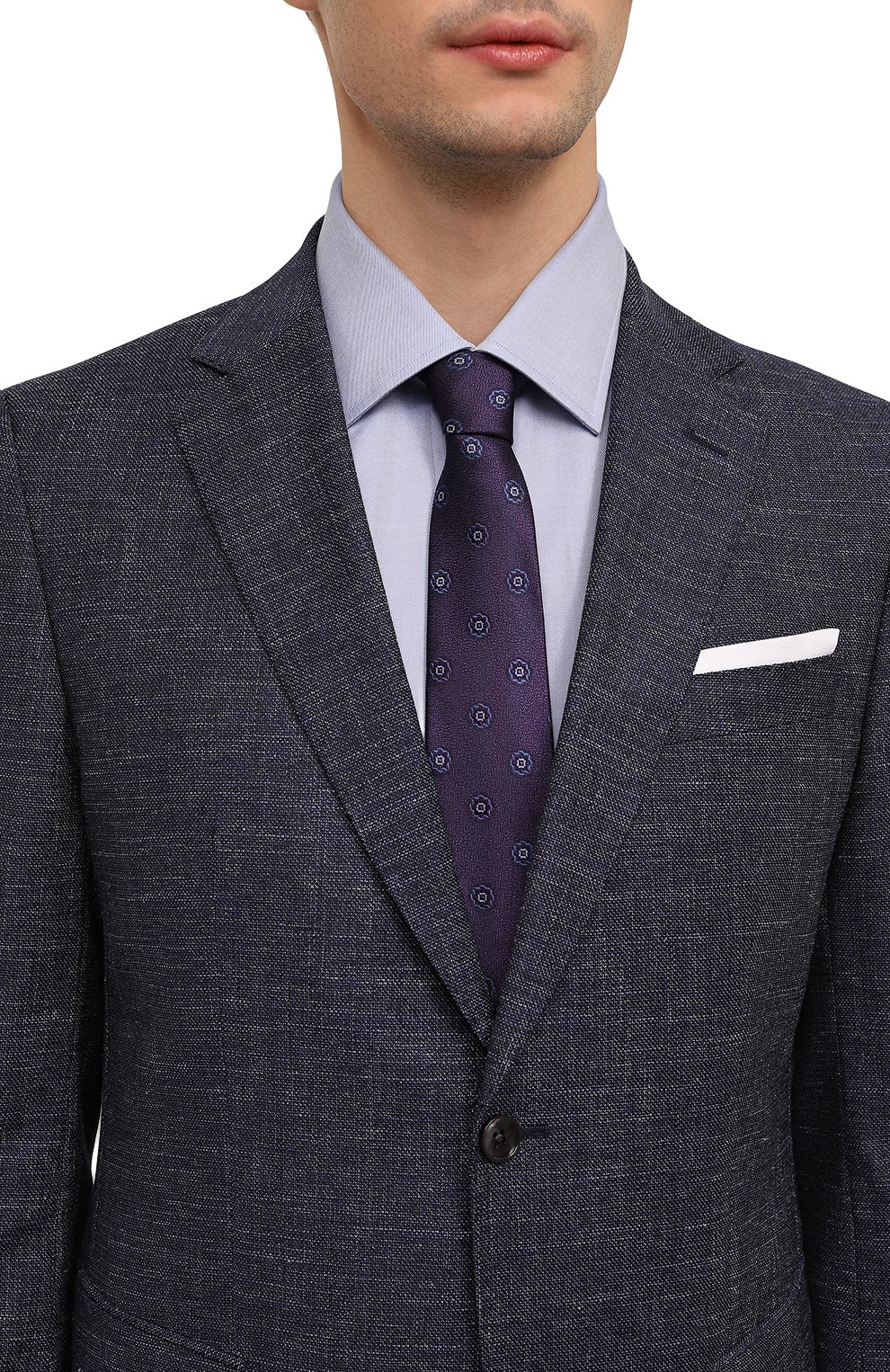 Шелковый галстук CANALI, арт. 18/HJ04073, фото 2