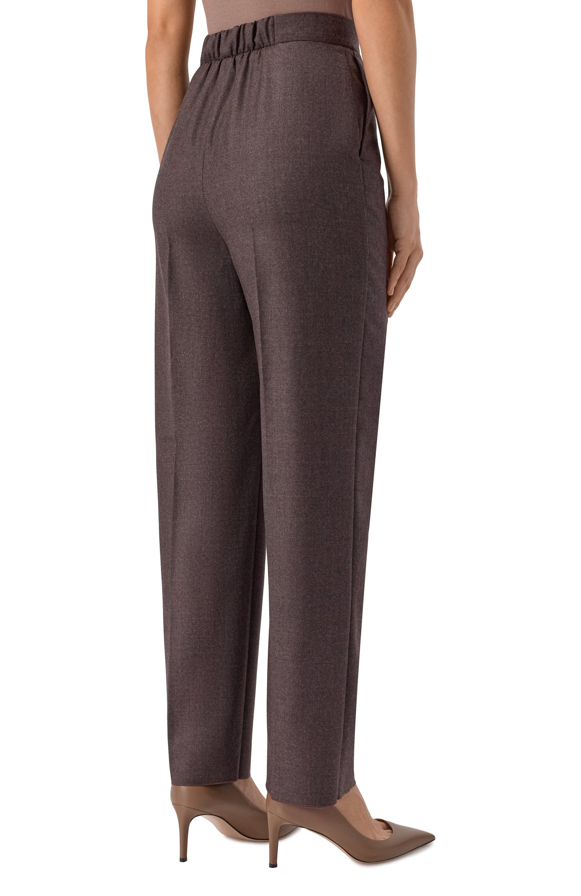 Шерстяные брюки AGNONA, арт. T70907E/U1142E, фото 4