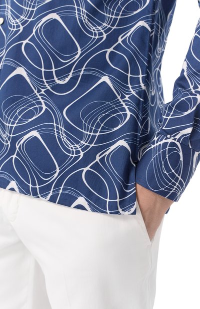 Хлопковая рубашка KITON, арт. UMCNERCH0924811, фото 5