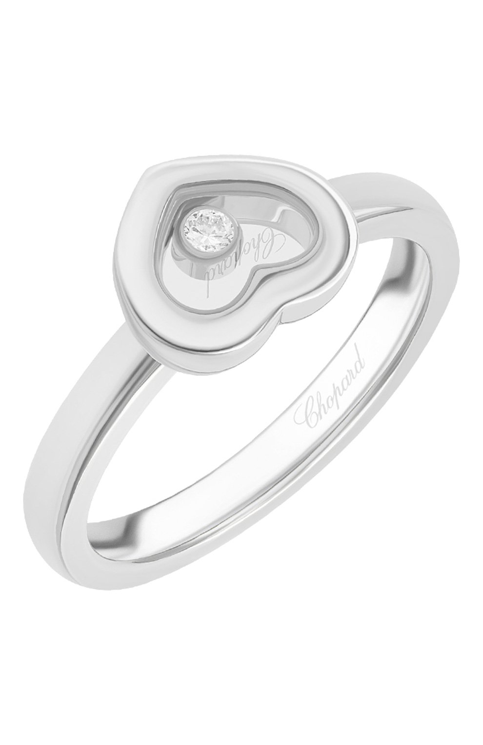 Кольцо CHOPARD бесцветного цвета по цене 344500 руб., арт. 82A054-1110, фото 1 Кольцо CHOPARD, арт. 82A054-1110, фото 1