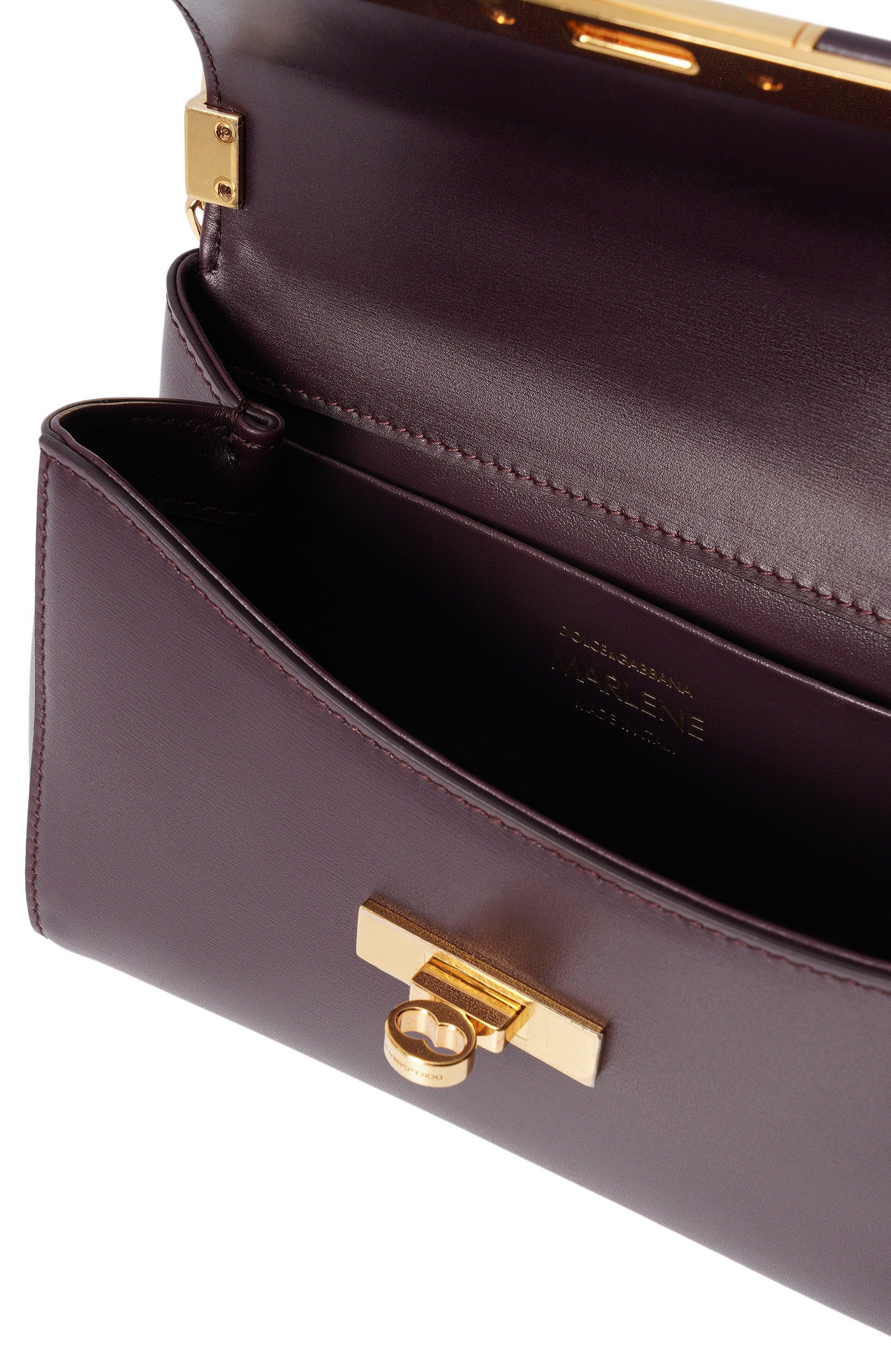 Сумка marlene mini DOLCE & GABBANA бордового цвета по цене 206000 руб., арт. BB7766/A3G19, фото 5 Сумка marlene mini DOLCE & GABBANA, арт. BB7766/A3G19, фото 5