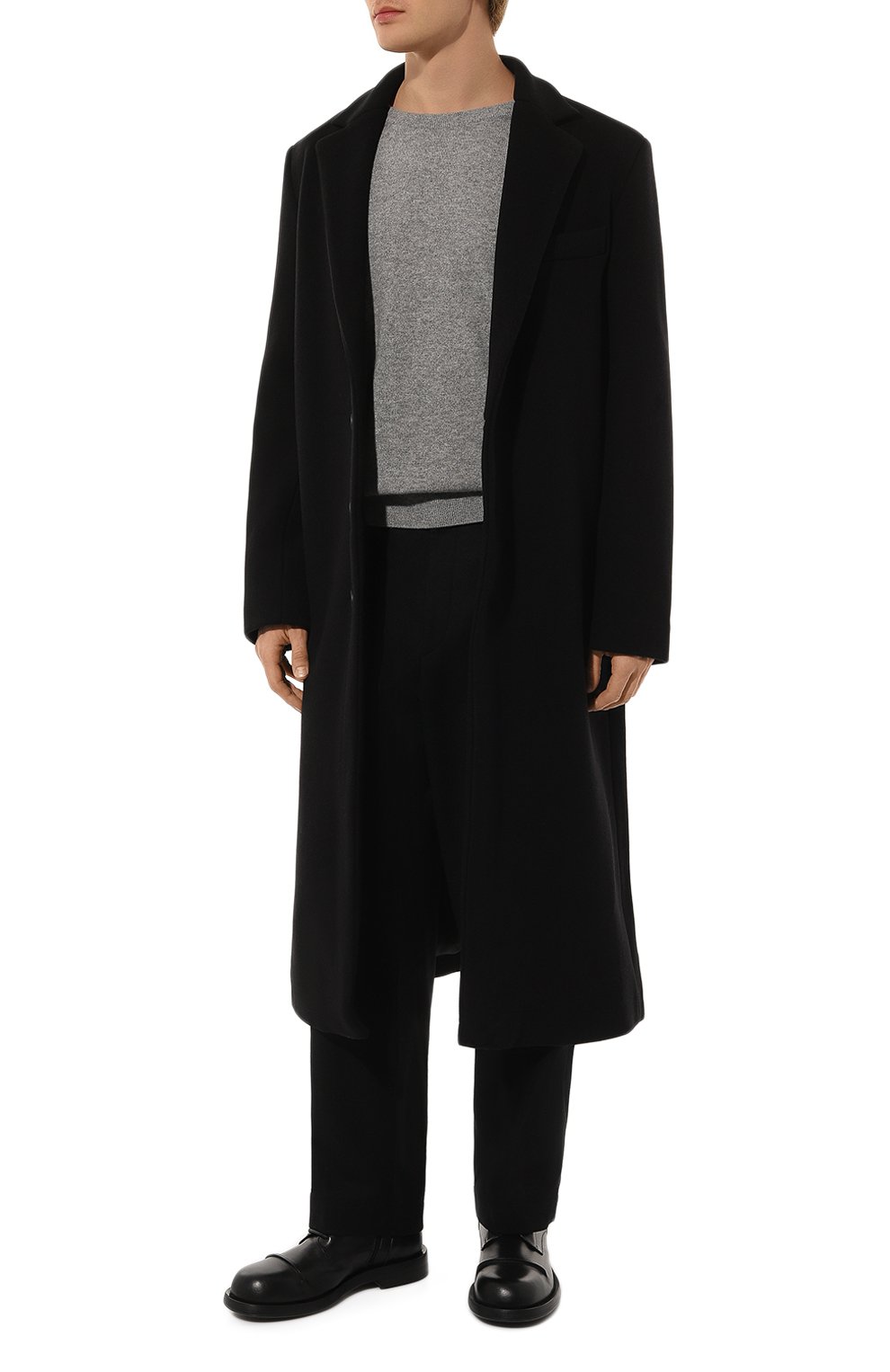 Кожаные ботинки gillian pintuck ANN DEMEULEMEESTER, арт. 2402-M-C15-LT049-099, фото 2