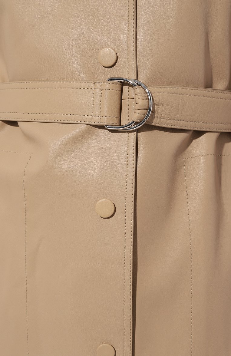 Кожаный плащ YVES SALOMON, арт. 23EYG22011APXX_SET, фото 5