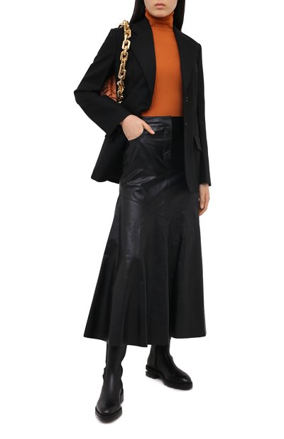 Кожаная юбка KENZO, арт. FA62WJU047AD, фото 2