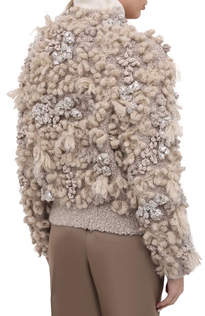 Кардиган из шерсти и кашемира BRUNELLO CUCINELLI, арт. M47601706, фото 5