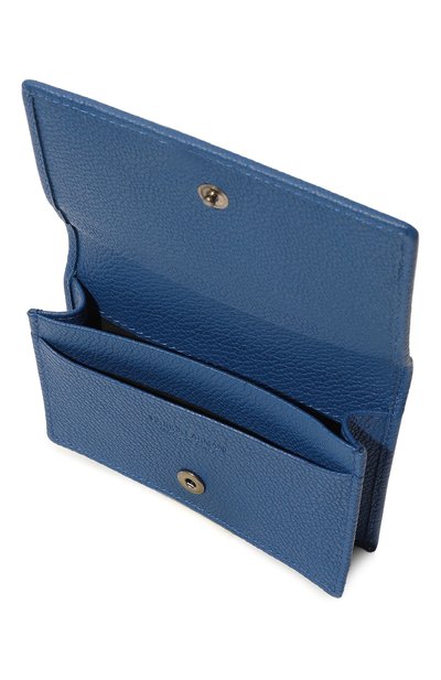 Кожаная визитница GIORGIO ARMANI синего цвета по цене 37500 руб., арт. YGM744/YTI9J, фото 3 Кожаная визитница GIORGIO ARMANI, арт. YGM744/YTI9J, фото 3