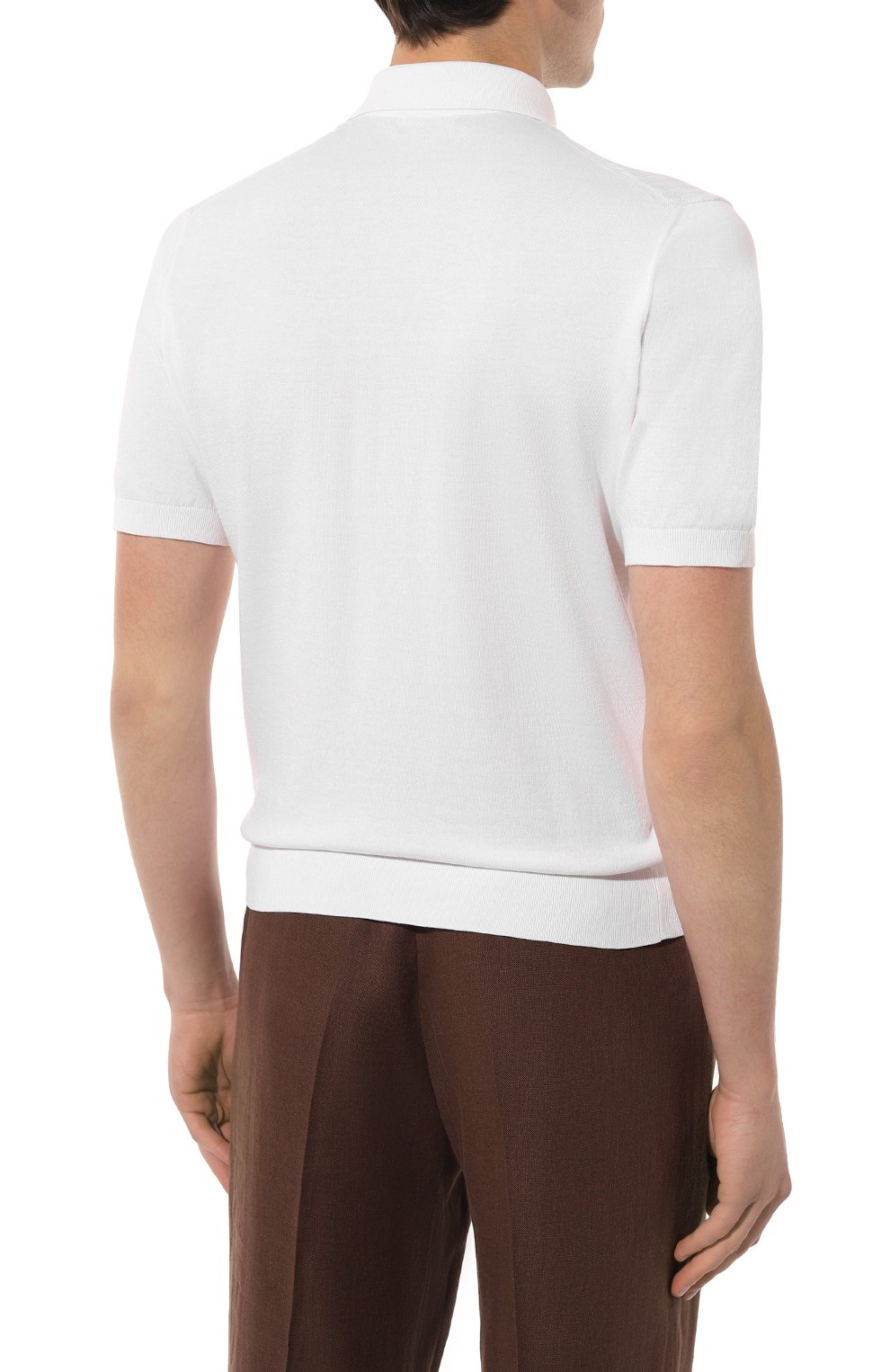 Поло из шелка и хлопка STEFANO RICCI, арт. K818066P31/F24171, фото 4