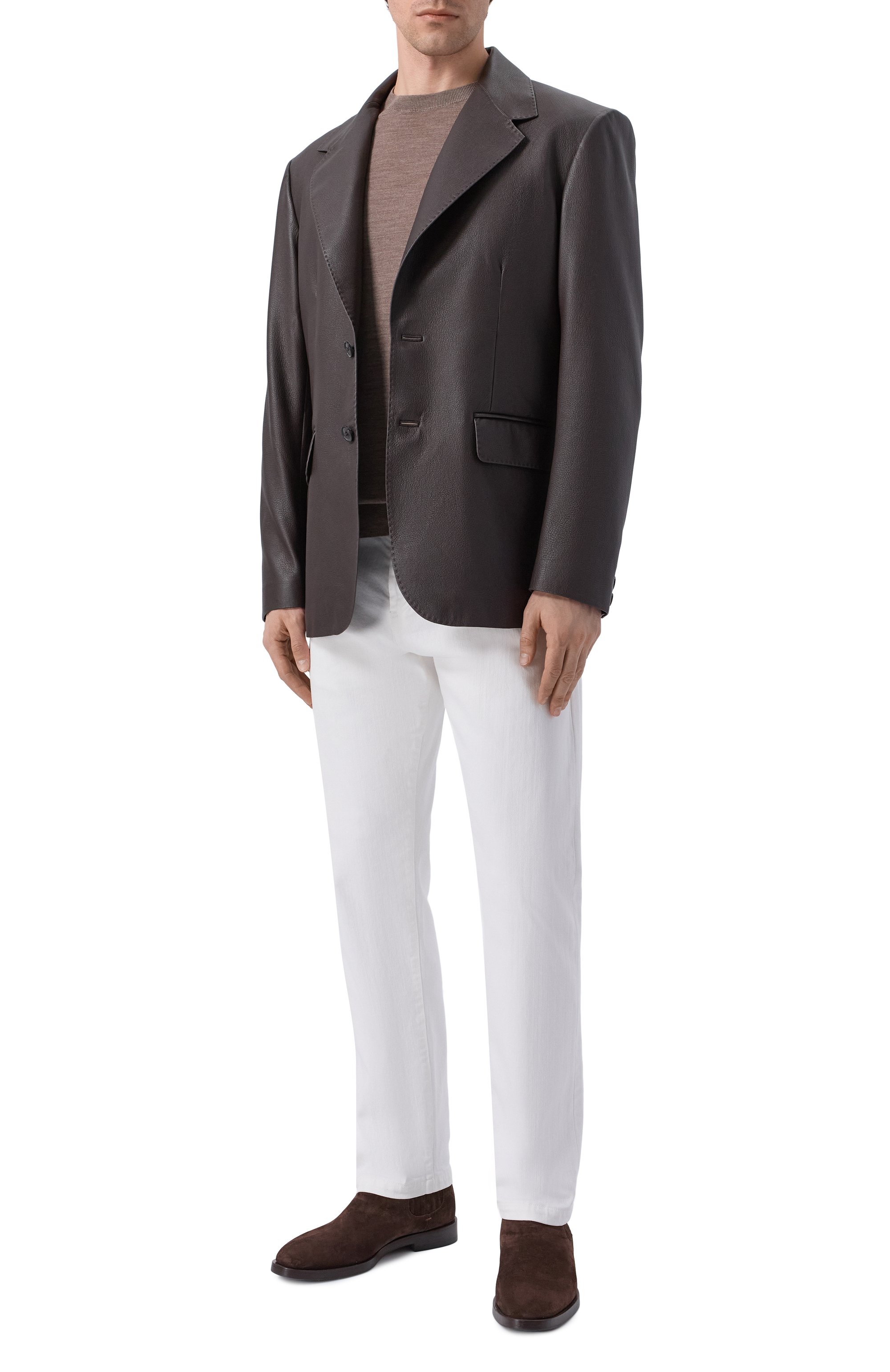 Кожаный пиджак MVST, арт. M25.1PM.J004/CERV0 SILKY, фото 2