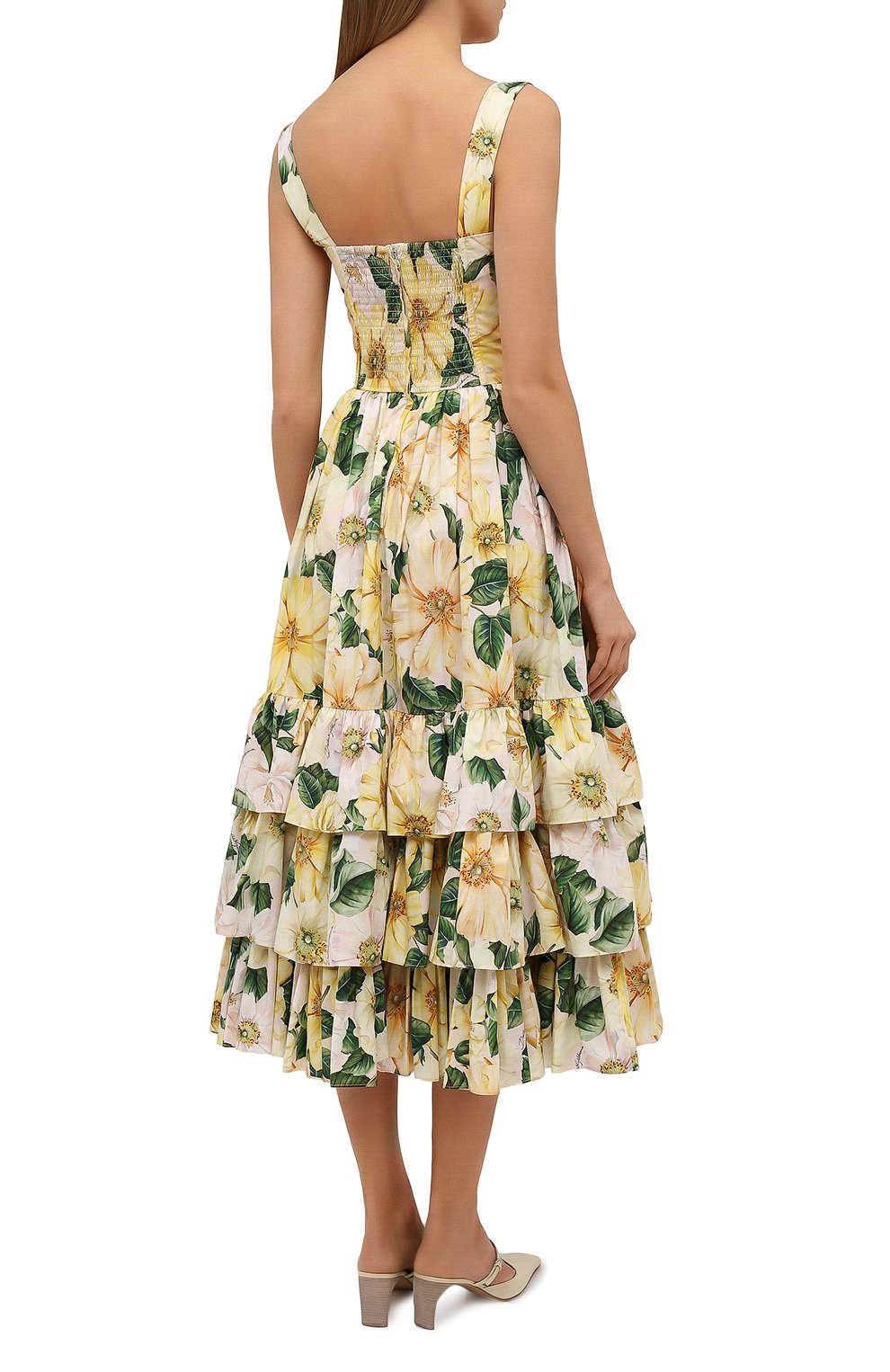 Хлопковое платье DOLCE & GABBANA, арт. F64V7T/HS5IA, фото 4