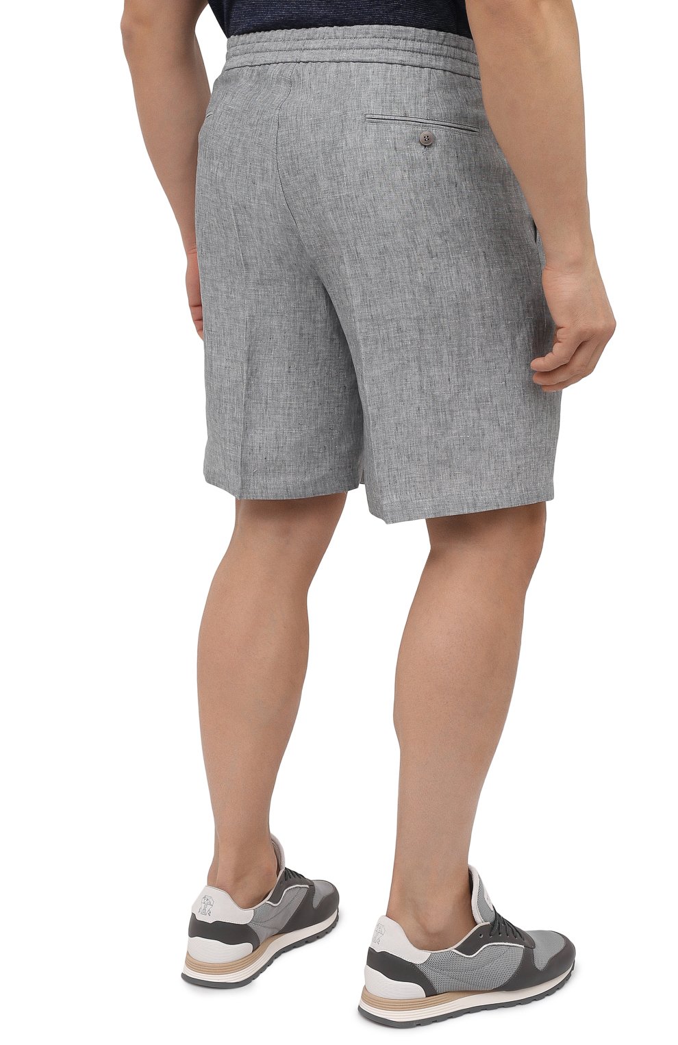 Льняные шорты BRIONI, арт. RPP10L/P6114/NEW SIDNEY, фото 4