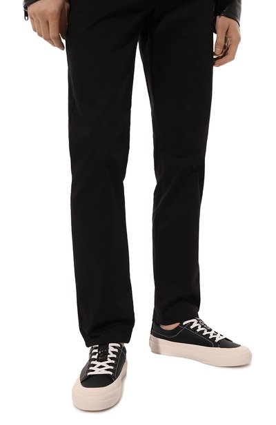 Текстильные кеды HUGO черного цвета по цене 11800 руб., арт. 50474925, фото 3 Текстильные кеды HUGO, арт. 50474925, фото 3