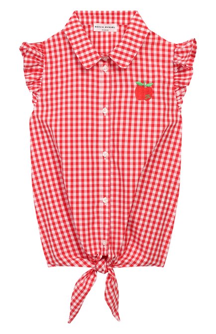 Хлопковая блузка SONIA RYKIEL ENFANT, арт. 20S1SH07