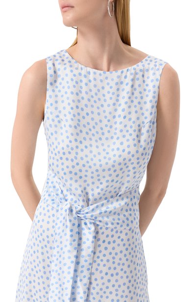 Атласный комбинезон MAX AND MOI голубого цвета по цене 49950 руб., арт. E25CAUDREY, фото 5 Атласный комбинезон MAX AND MOI, арт. E25CAUDREY, фото 5