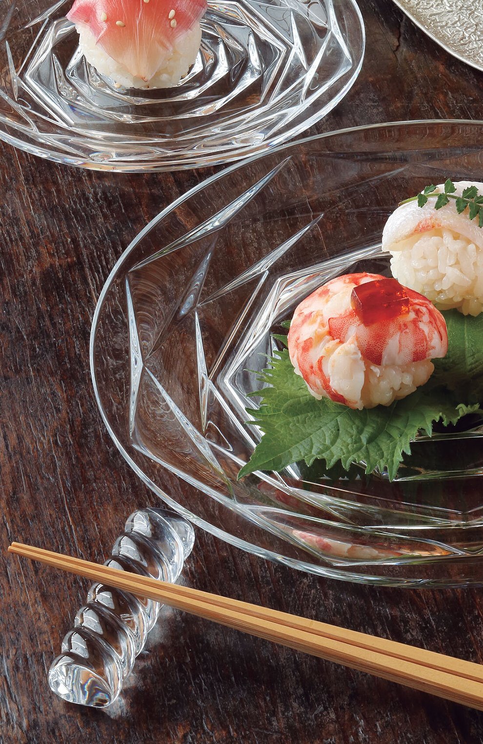 Набор из двух подставок для палочек и приборов bambou BACCARAT прозрачного цвета по цене 17100 руб., арт. 2 814 031, фото 3 Набор из двух подставок для палочек и приборов bambou BACCARAT, арт. 2 814 031, фото 3