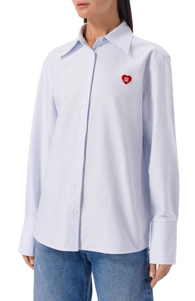 Хлопковая рубашка HUGO, арт. 50556370, фото 3