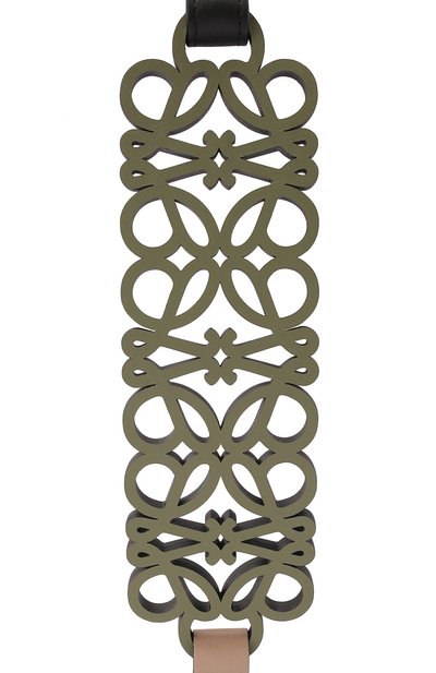 Кожаный ремень для сумки anagram LOEWE, арт. C821317X01, фото 3