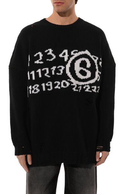 Шерстяной свитер MM6, арт. SH2HL0015/M13074, фото 3