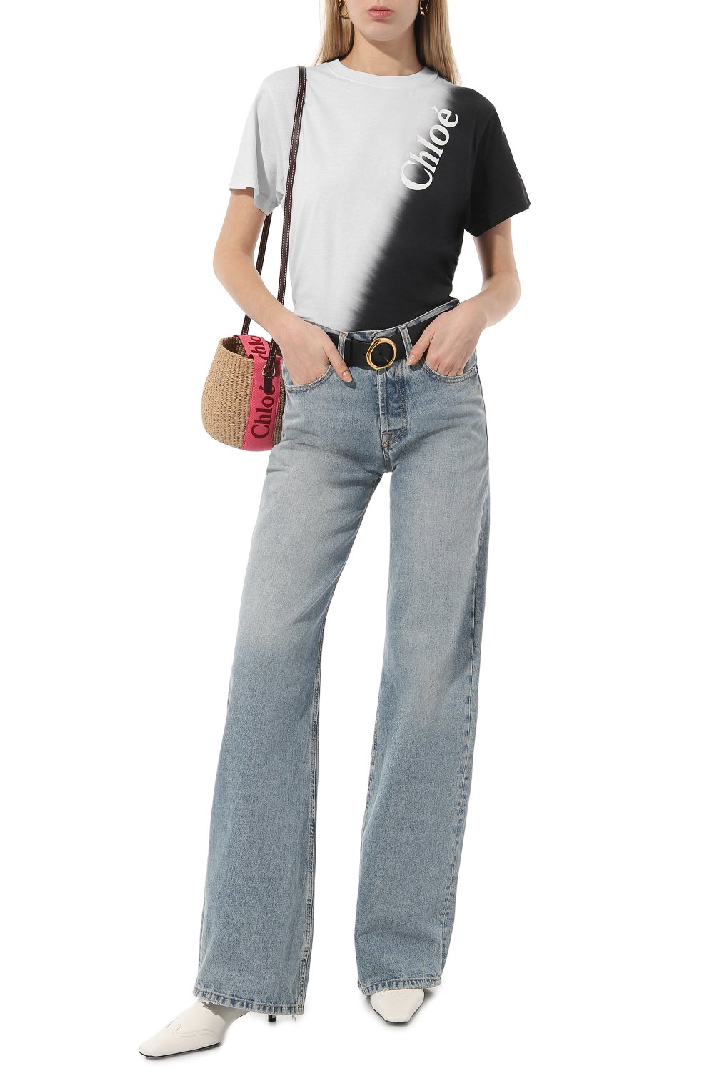 Хлопковая футболка CHLOÉ, арт. CHC23AJH01/181, фото 2