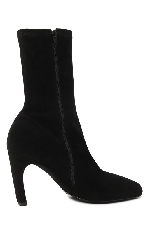 Замшевые ботильоны Dries Van Noten W232-201/135 Чёрный  W232-201/135 Фото 5