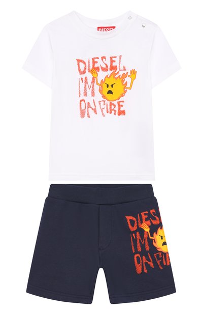 Комплект из футболки и шорт DIESEL, арт. K00802/KYA1L