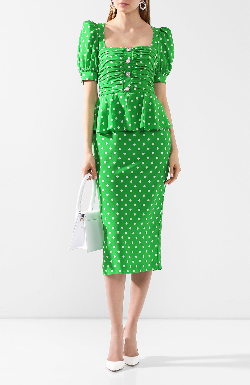 Шелковое платье ALESSANDRA RICH, арт. FAB2129-F2818, фото 2