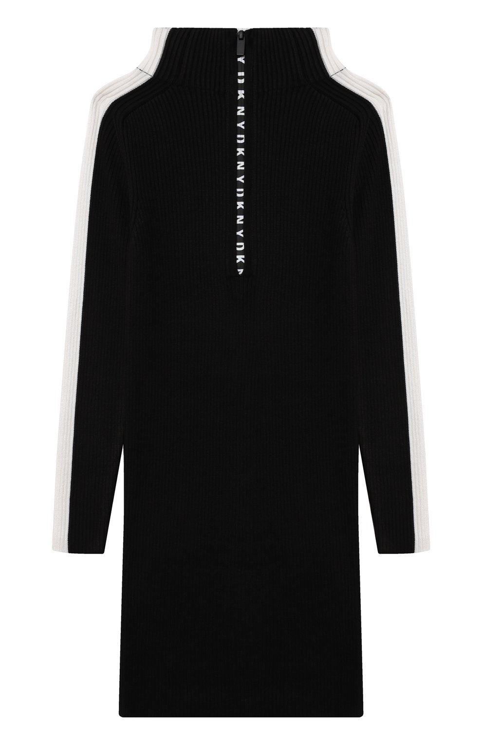 Платье из вискозы DKNY черного цвета по цене 12950 руб., арт. D32808, фото 1 Платье из вискозы DKNY, арт. D32808, фото 1