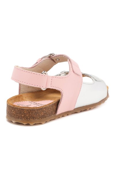 Босоножки IL GUFO серебряного цвета по цене 21350 руб., арт. G579/NAPPAC0L0R/LAMINAT0/27-30, фото 3 Босоножки IL GUFO, арт. G579/NAPPAC0L0R/LAMINAT0/27-30, фото 3