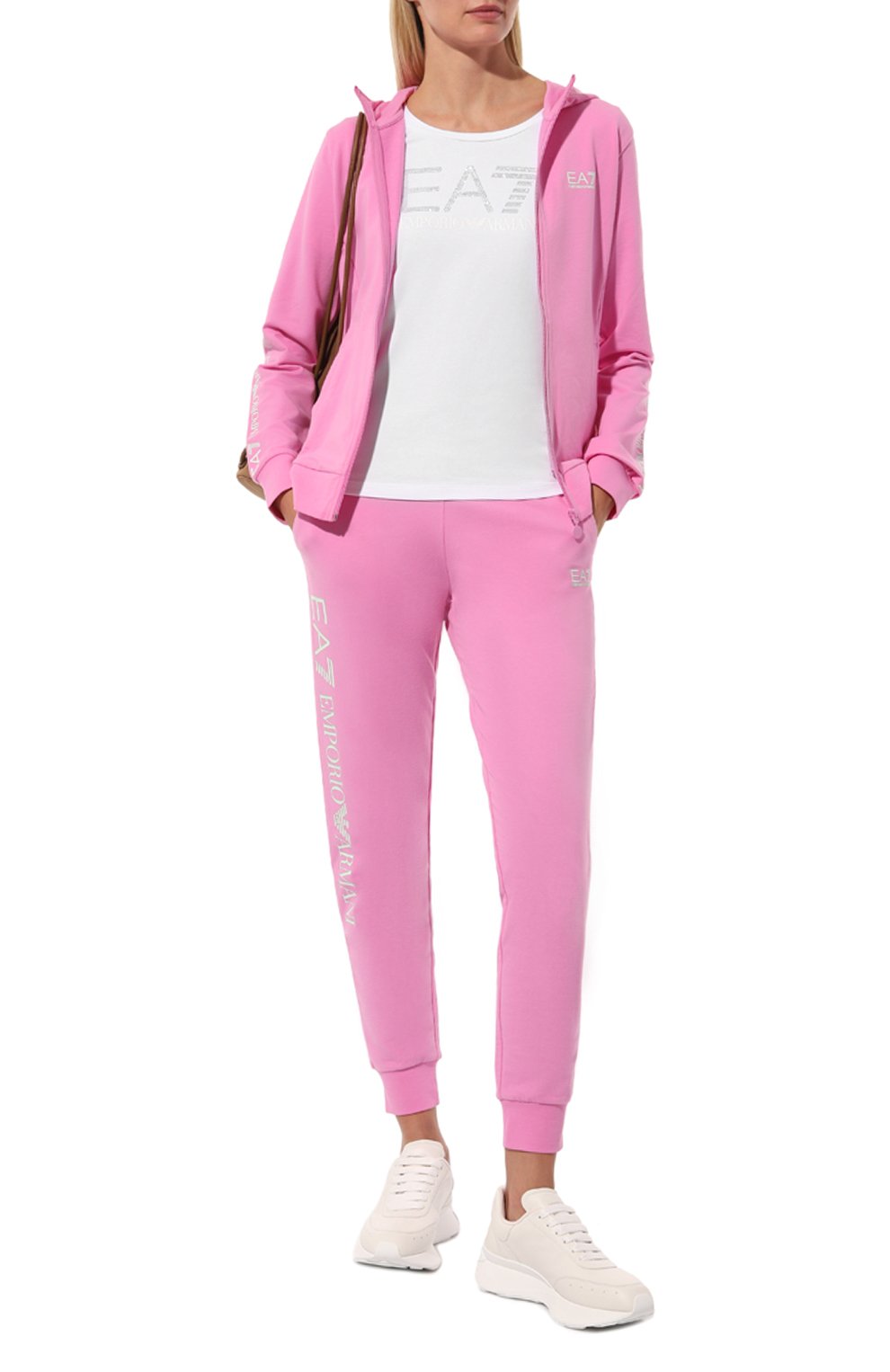 Хлопковые джоггеры EA7, арт. 8NTP85/TJTXZ, фото 2