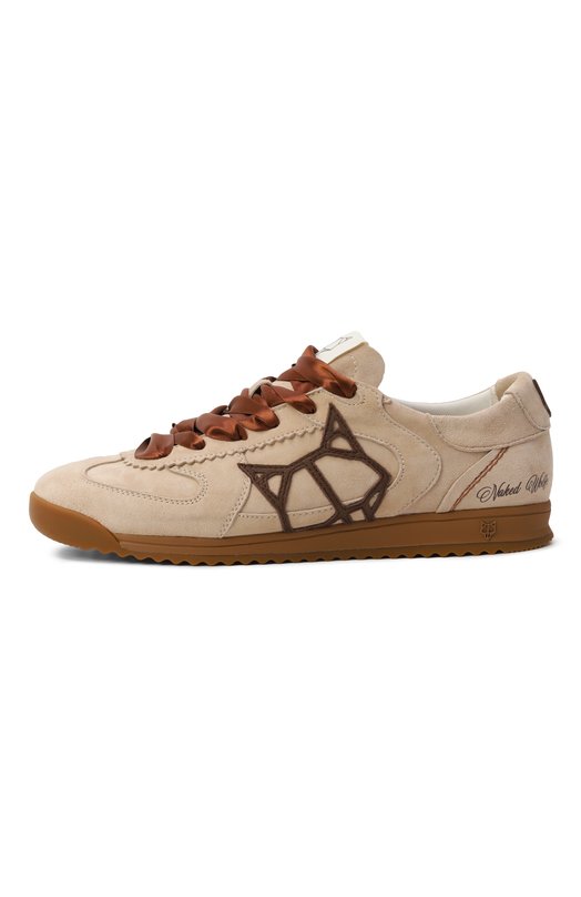 Замшевые кеды Exposure Naked Wolfe EXP0SURE/SUEDE Бежевый  EXP0SURE/SUEDE Фото 4