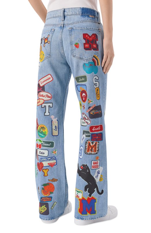 Джинсы Bookie Sneak Mother 10895-1085/THE B00KIE SNEAK (SUPERI0R) Голубой  10895-1085/THE B00KIE SNEAK (SUPERI0R) Фото 4