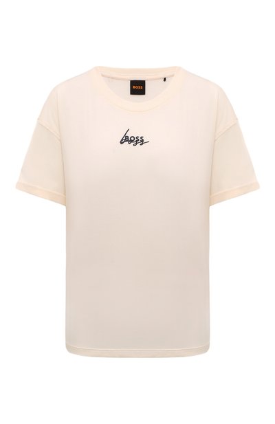 Женская хлопковая футболка BOSS ORANGE, арт. 50519425