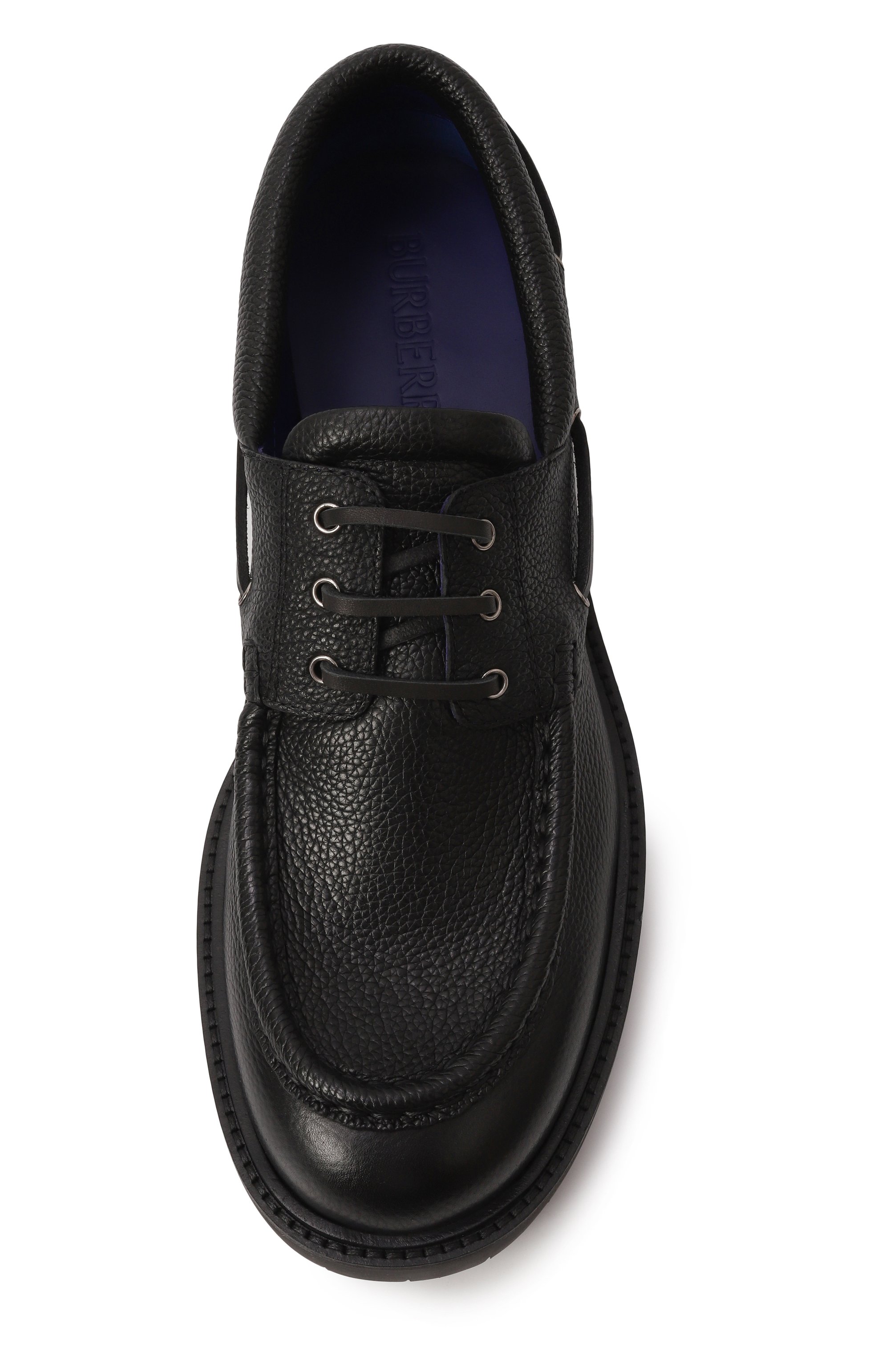 Кожаные топсайдеры raft BURBERRY, арт. 8101539, фото 6