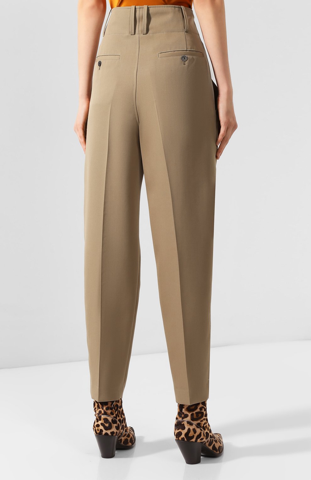 Шерстяные брюки ISABEL MARANT, арт. PA1493-19H041I/DURNERI, фото 4