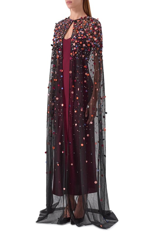 Накидка Elie Saab J0154NP25/BE038 Чёрный  J0154NP25/BE038 Фото 3