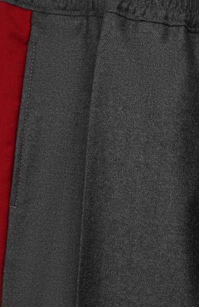 Шерстяные брюки GUCCI бордового цвета по цене 42900 руб., арт. 586229/XWAEV, фото 3 Шерстяные брюки GUCCI, арт. 586229/XWAEV, фото 3