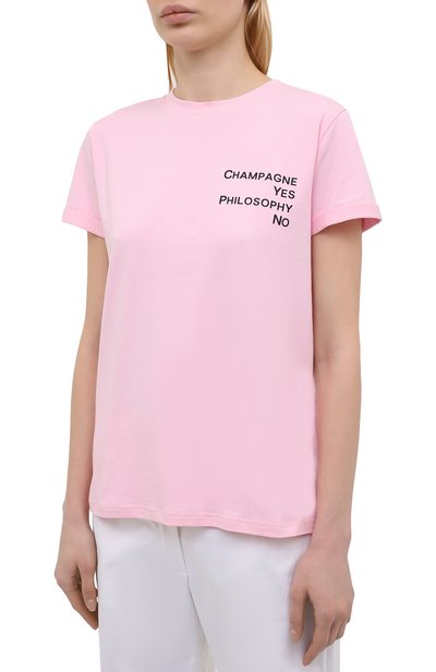 Хлопковая футболка SEVEN LAB, арт. T20-CYPN-G019 pink, фото 3