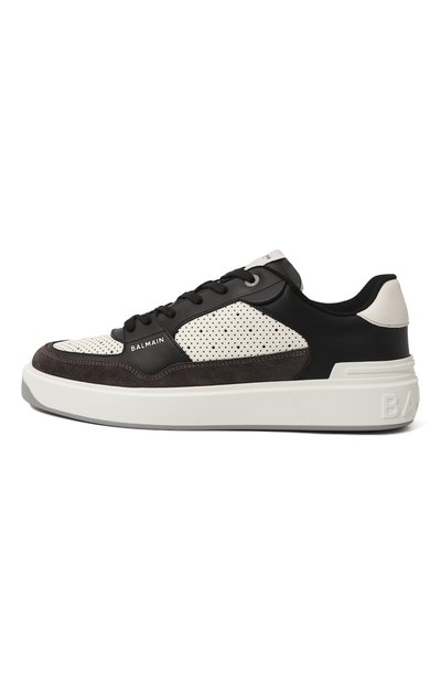 Кожаные кеды b-court flip BALMAIN, арт. BM0VI349/LPTN, фото 4
